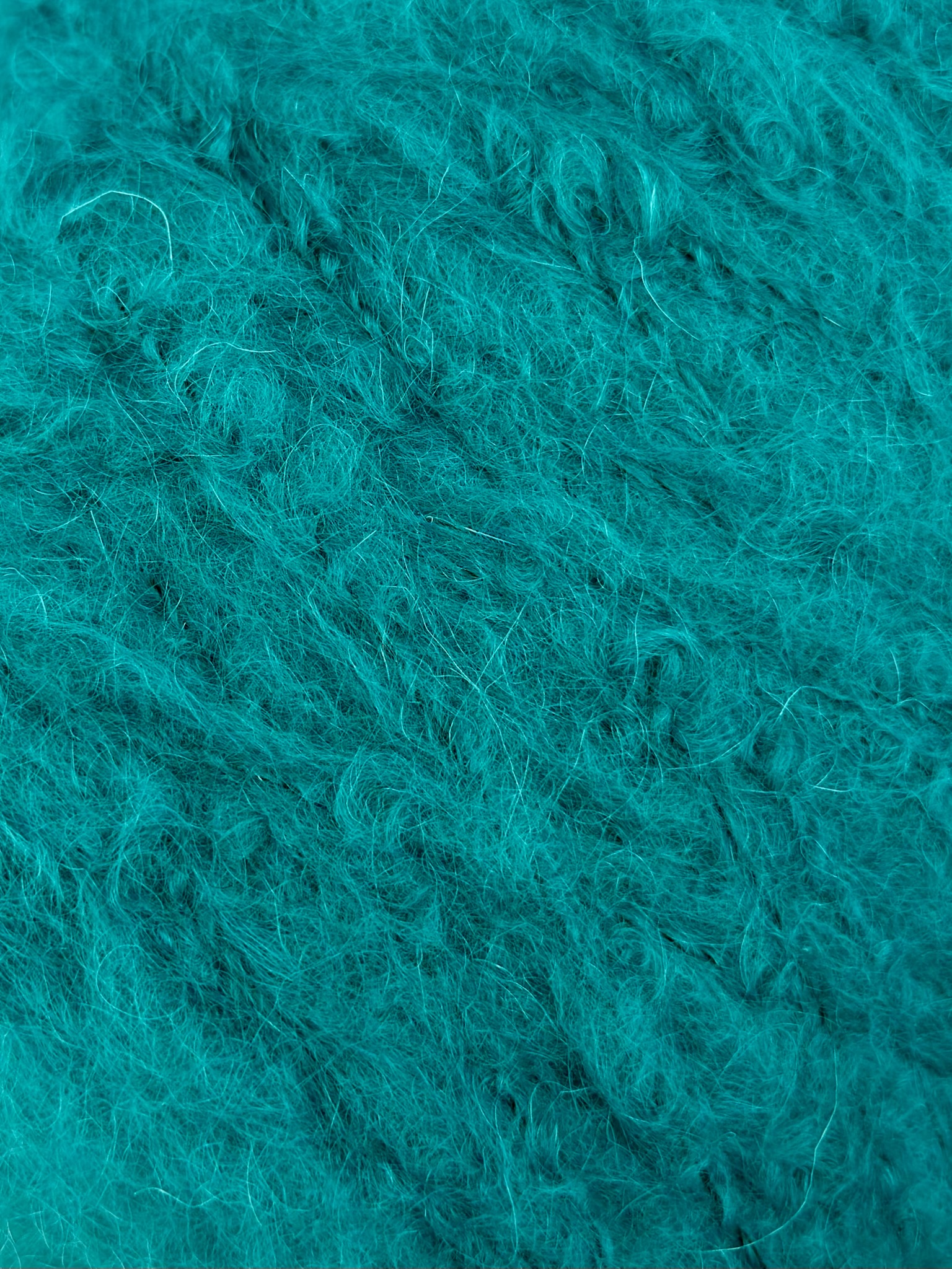 Big Mohair col. Petrolgrün – 50% Mohair 24% Merinowolle 18% Alpaka – ca. 150 m / 100 g | Zimpfer Wolle Selezione foto 4